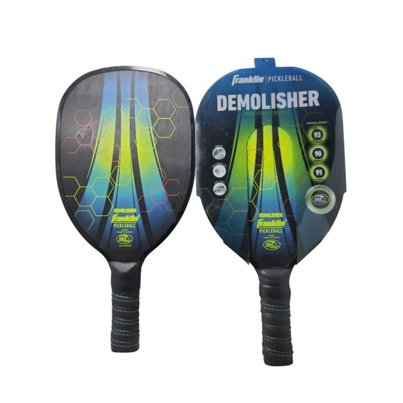 2-Franklin Pickleball Paddle Set Demolisher Series Wooden Blade Ergonomic Handle - Picture 2 of 2